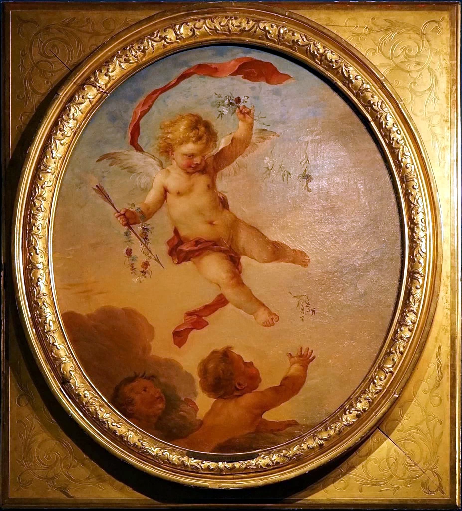 Putto che sparge fiori